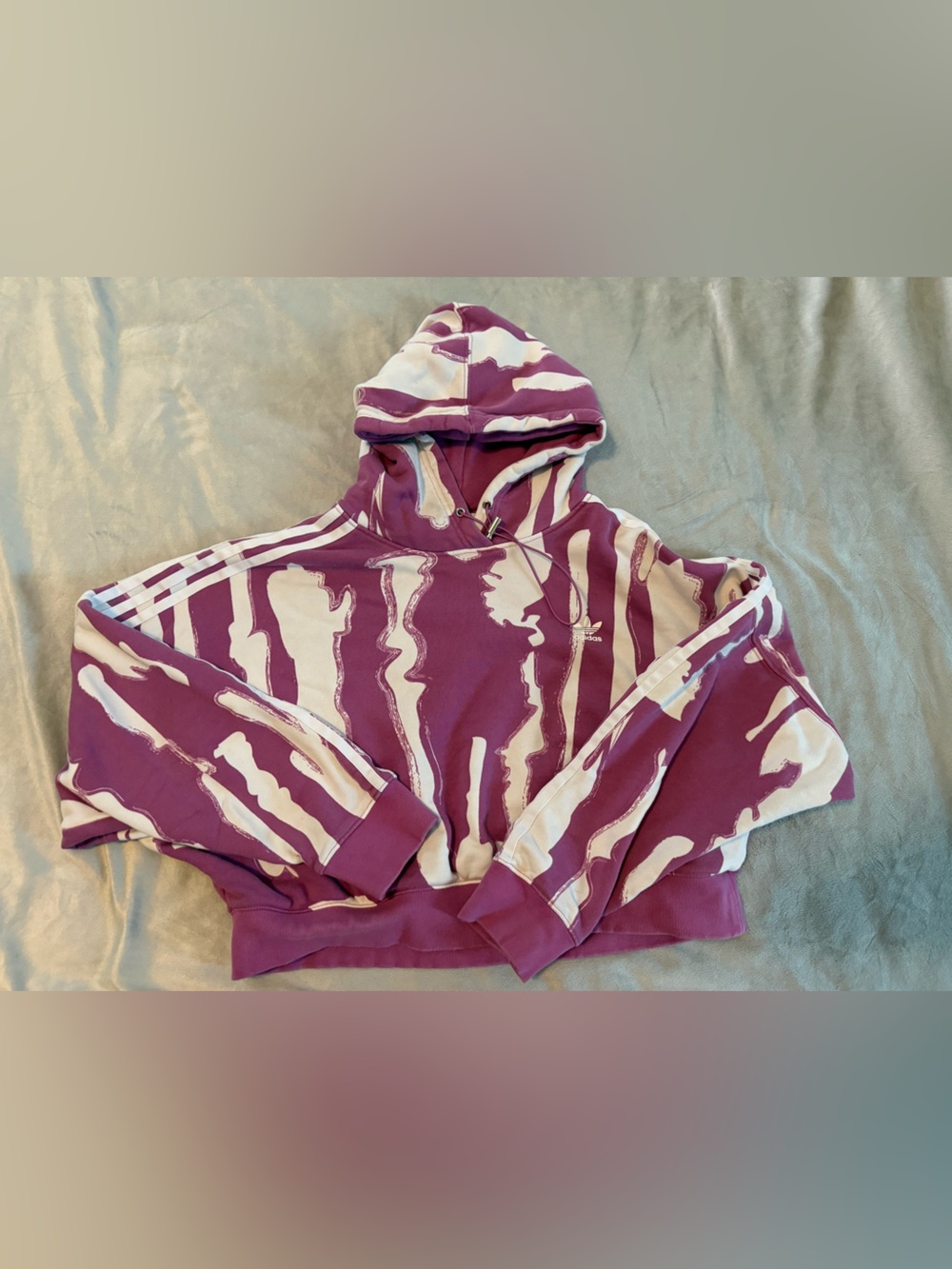Adidas x Thebe Magugu Cropped Hoodie
